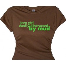 "Easily Distracted By Mud " Off Road Biking Shirt
